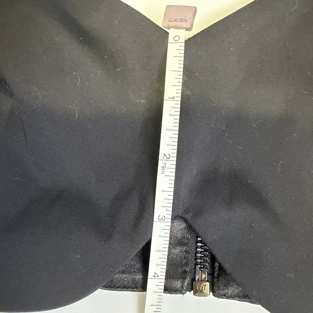 Nasty Gal Black Strapless Bandeau Going Out Crop Top Sweetheart Zip Back L - Picture 10 of 10